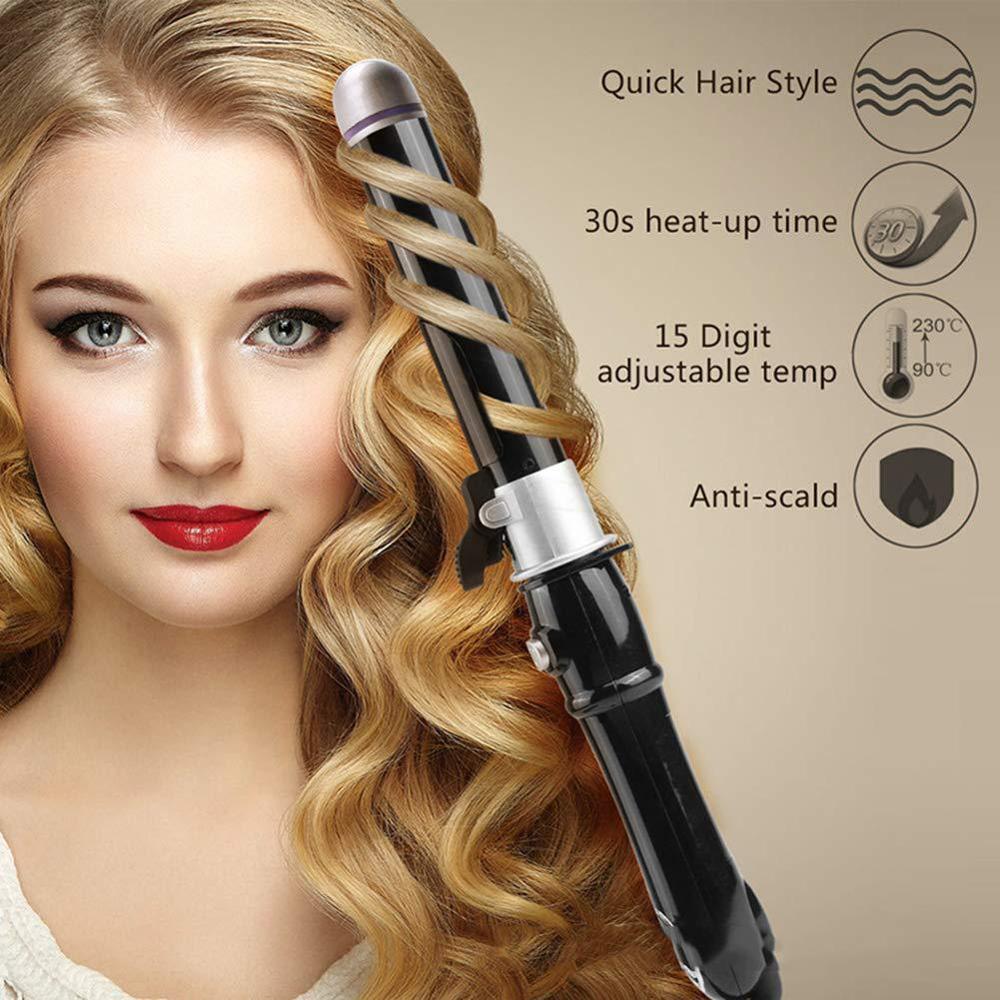 Automatic Rotating Curling Iron with Instant Heat