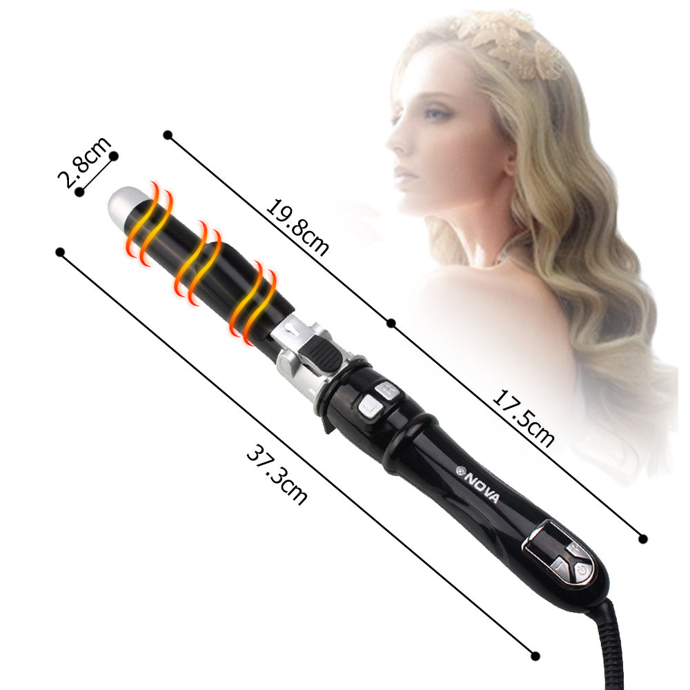 Automatic Rotating Curling Iron with Instant Heat