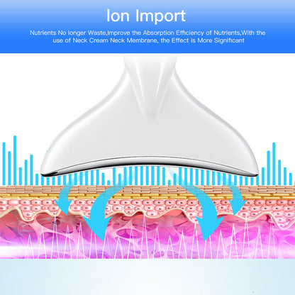 EMS Microcurrent Face & Neck Lifting Device with LED Therapy